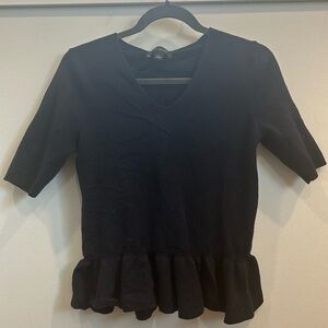 Ann Taylor peplum sweater top